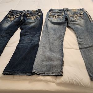 2 pair Men's Rock Revival Jeans